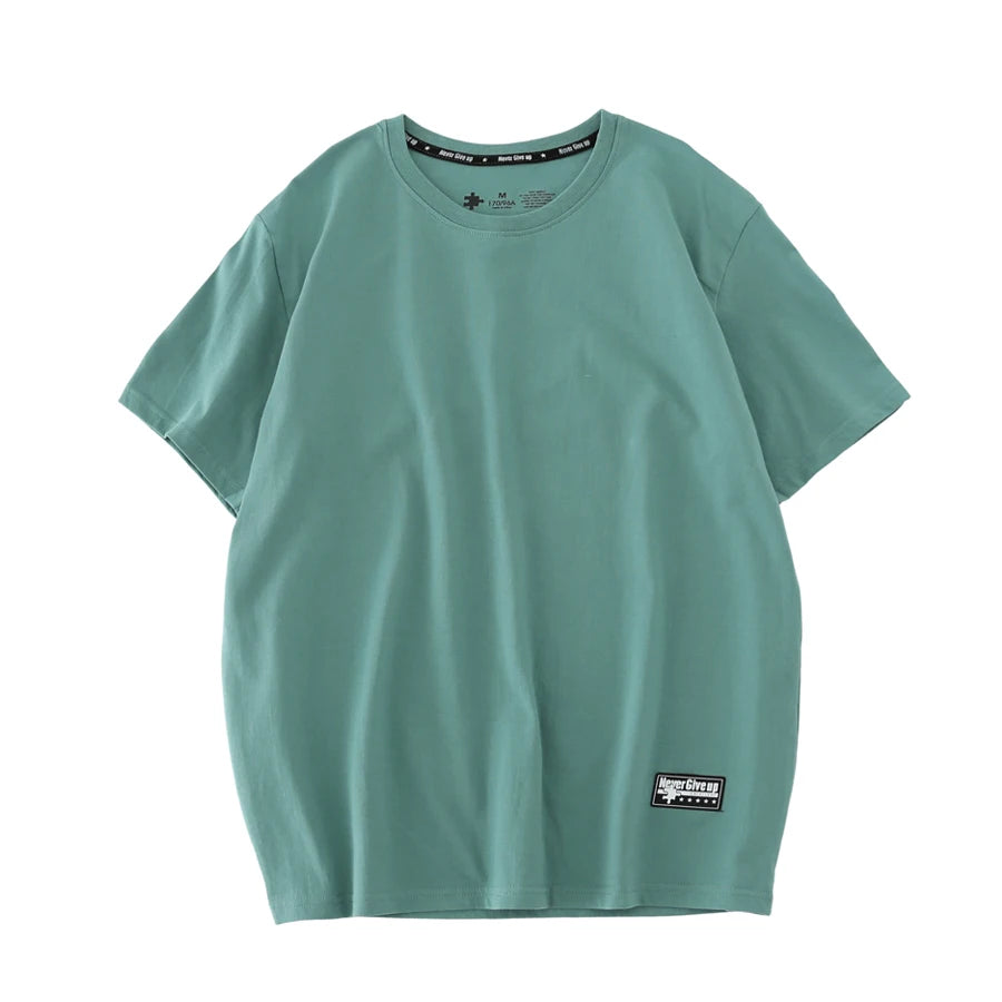 WAVLATII Women's 210 GSM Cotton Oversized T-Shirt – Purple Solid Casual Short Sleeve Tee