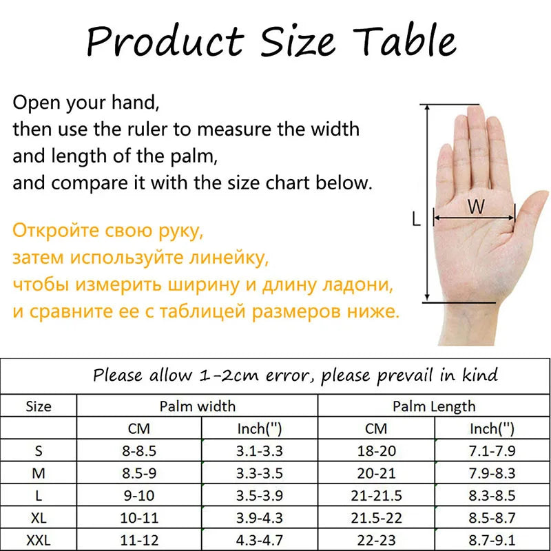 Unisex Touchscreen Winter Gloves, Windproof Zipper Gloves