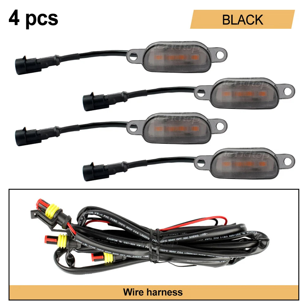 Front Grille Marker LED Light Kit for Ford F-150 2004–2019 (Waterproof)