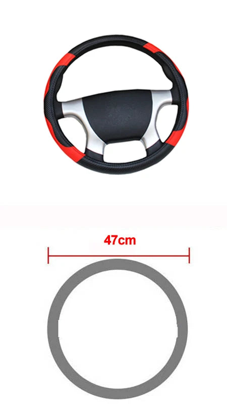 For 36 38 40 42 45 47 50CM 7 Sizes to Choose For Auto Truck Car Steering-Wheel Car Styling Car Steering Wheel Cover Diameters