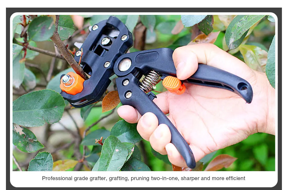 DTBD Garden Grafting Tool Suit Farming Pruning Shears Scissor Fruit Tree Vaccination Secateurs Pruning Garden Tool and Tape