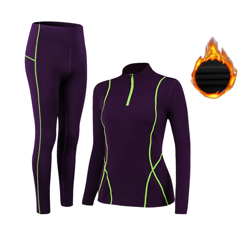 Women's High Collar Thermal Set - Long Sleeve Top & Long Johns - photo 5