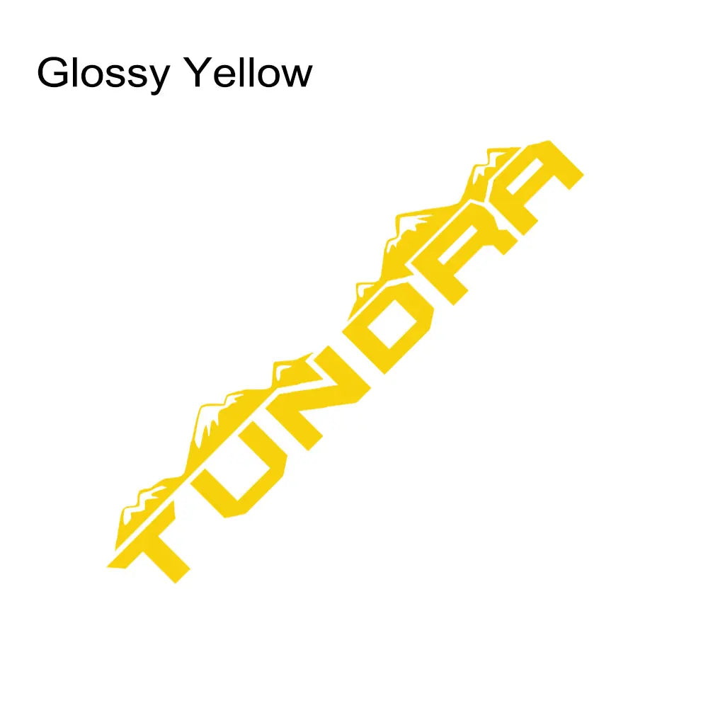 Rear Tailgate Mountain Graphic Vinyl Decal – Compatible with Toyota Tundra Pickup