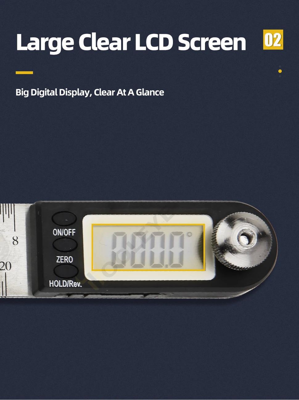 Goniometer Electronic Protractor Digital Gauge Angle Measurement Tool Multi Angle Ruler Woodworking Tools Meter Angle Finder 360