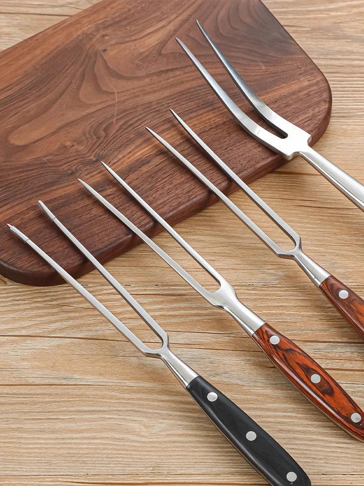 Barbecue Fork Beef Grill Tools BBQ Accessories Stainless Steel Portable Outdoor BBQ Camping Cooking Barbecue Grill Grill Grill
