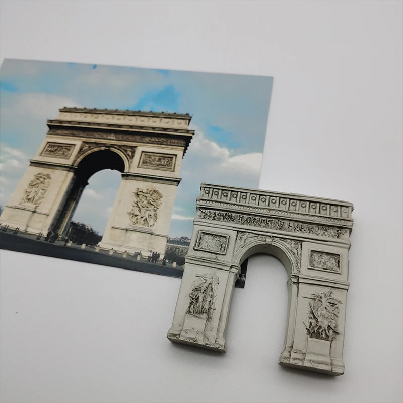 France  Paris Fridge Magnet Souvenir Carcassonne Cannes Imanes Para Riviera Arch of Triumph NICE Magnetic Stickers Home Decor