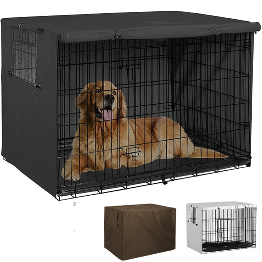210D Oxford Dog Kennel Cover - Waterproof Foldable