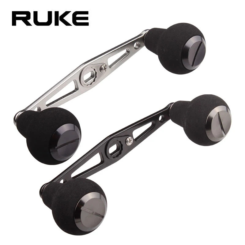 RUKE Fishing Reel Handle, Alloy Fishing Rocker EVA Handle Knob Hole 8*5mm For D/A Type Reel DIY Fishing Accessory High Quality