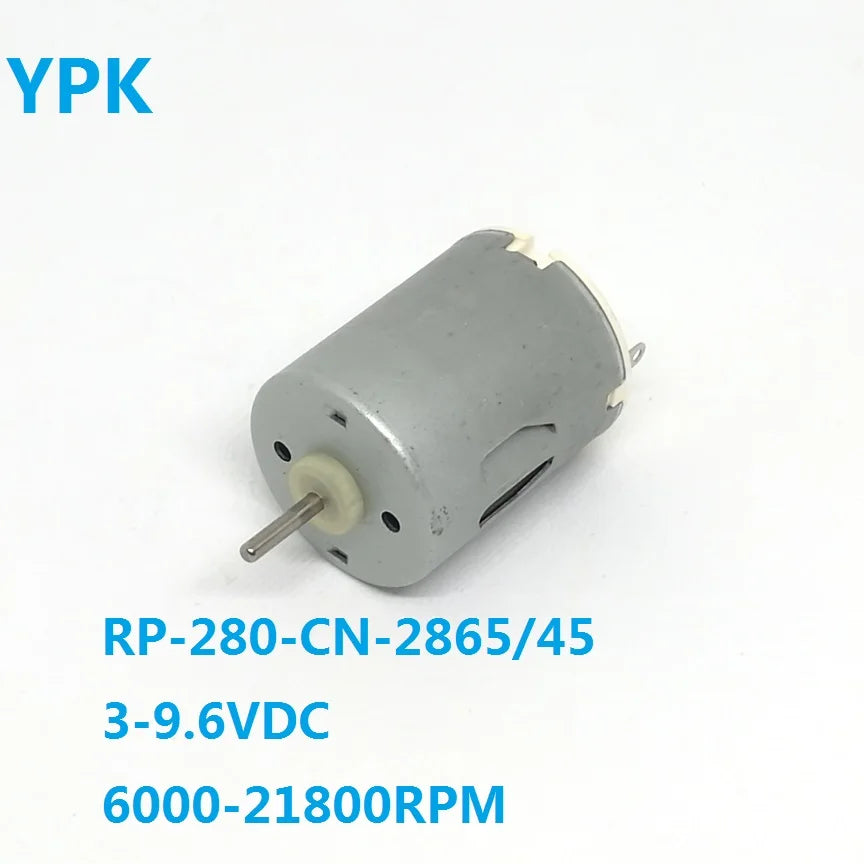 1PCS DC Motor RP-280-CN-2865/45 3-9.6VDC 6000-21800RPM Micro Motor 280 High Speed For Toy Car DIY