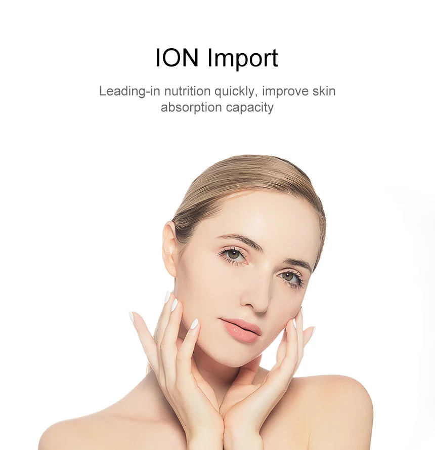 ANLAN Ultrasonic Skin Scrubber Facial Pore Cleansing Spatula Microcurrent Facial Lifting Ultrasonic Peeling Beauty Skincare Tool