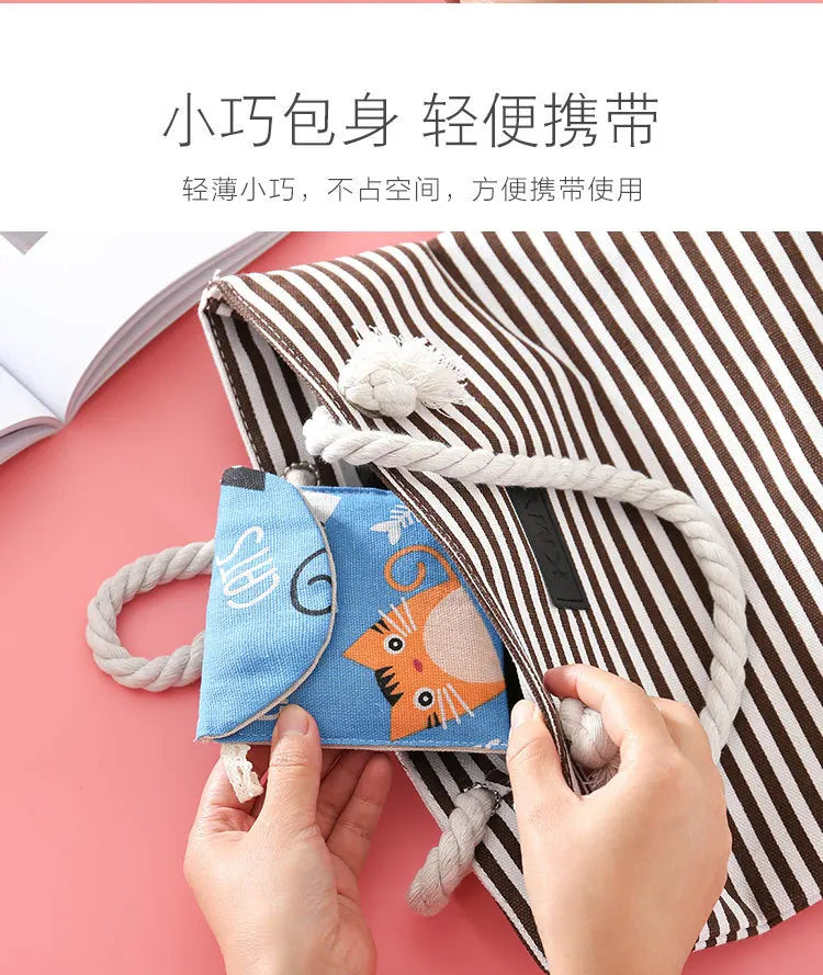 Portable Sanitary Napkin Storage Bag Women Cosmetic Organizer Girls Ladies Cute Coin Card Sanitary Pad Pouch Small Cosmetic Bag