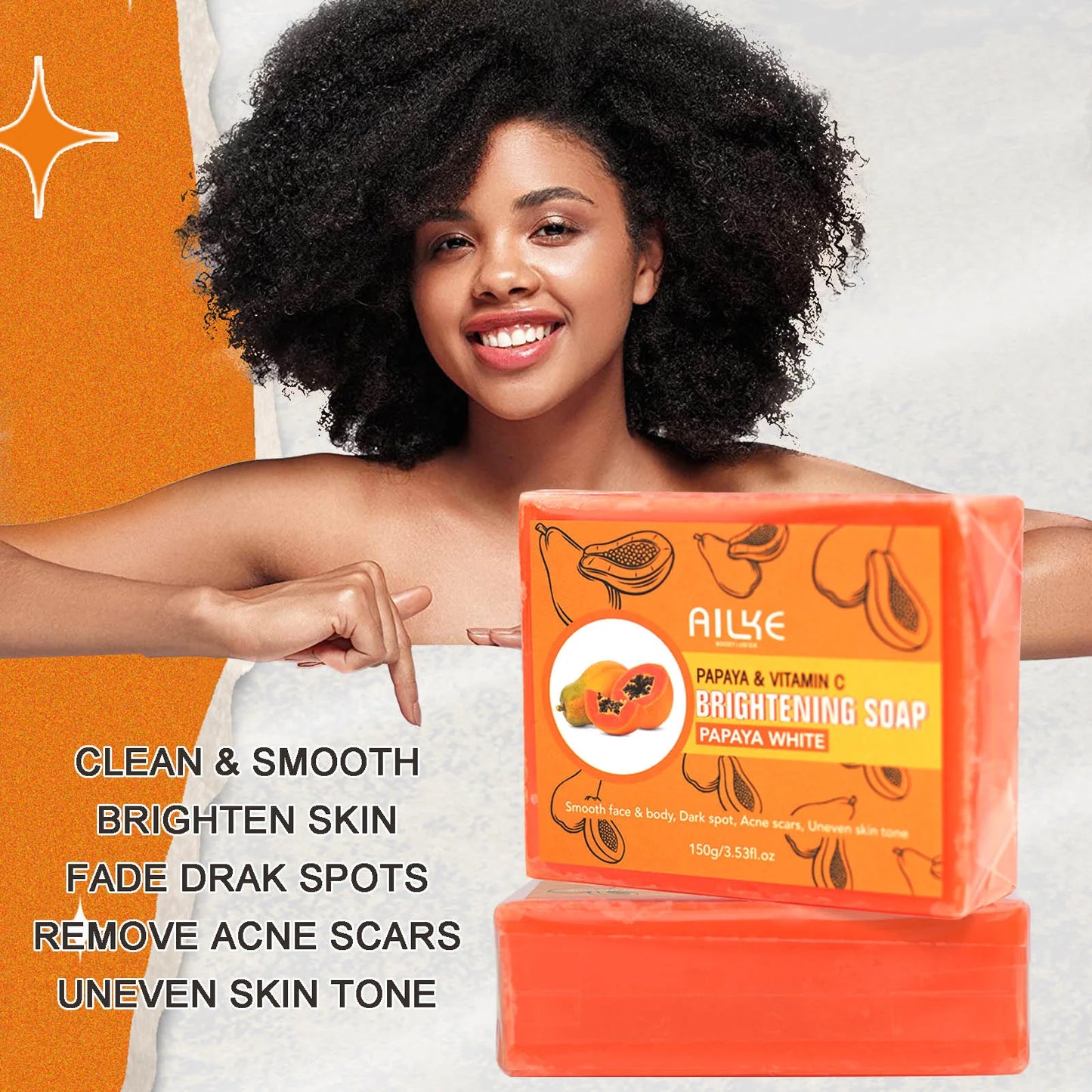 AILKE Multi-Vitamin Brightening Body Lotion – Vitamins A, E, B3 & B5 | Even Skin Tone & Radiance Moisturizer