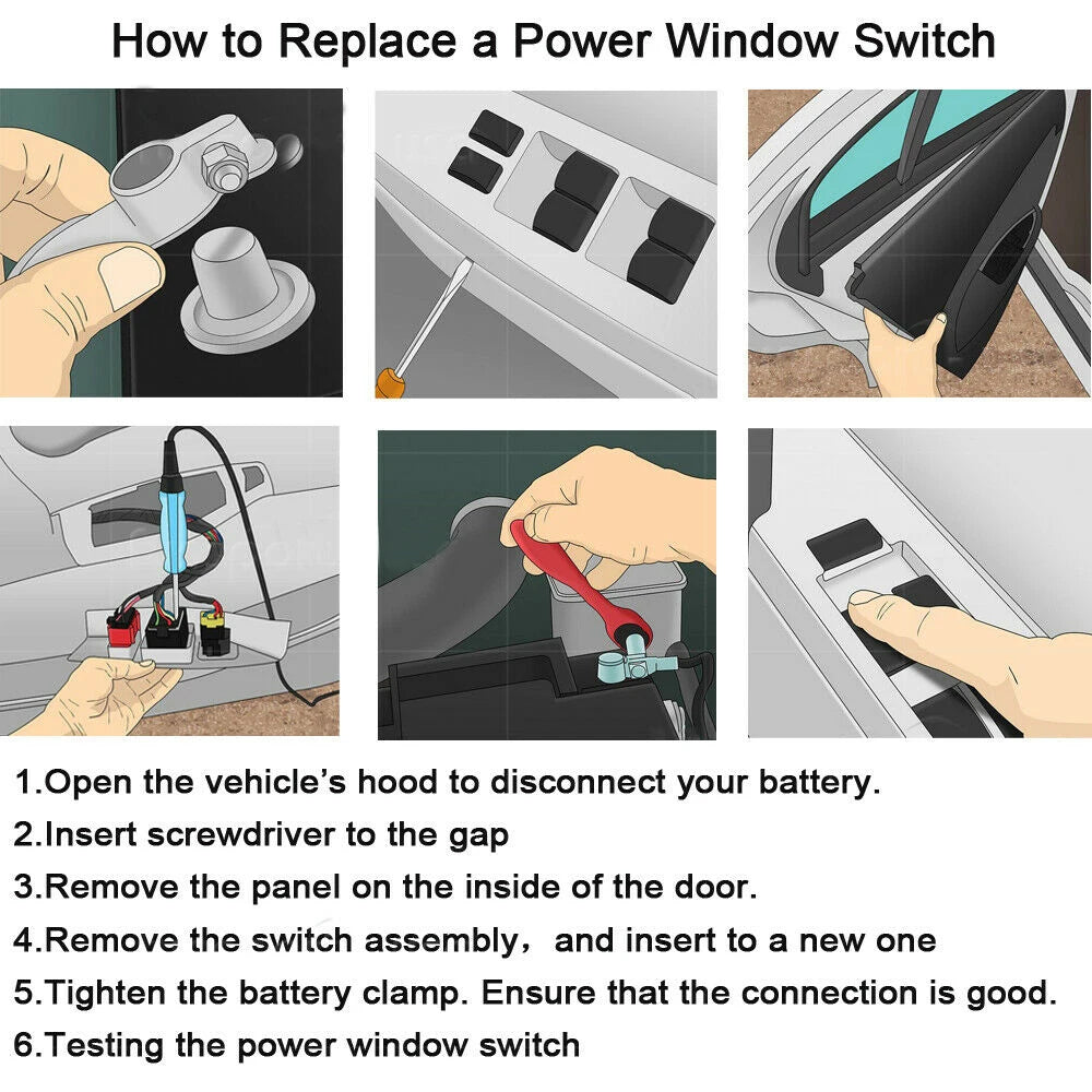 Headlight Fog Light Switch 25858705 for 2007-2013 Chevrolet Avalanche Silverado Suburban Tahoe GMC Sierra Yukon 15096895 D1527J