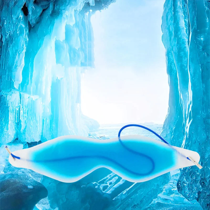 1pc Gel Eye Mask Reusable Cold Cooling Soothing Relief Tired Eye Headache Fatigue Relaxing Pad Remove Dark Circles Eye Ice Bag