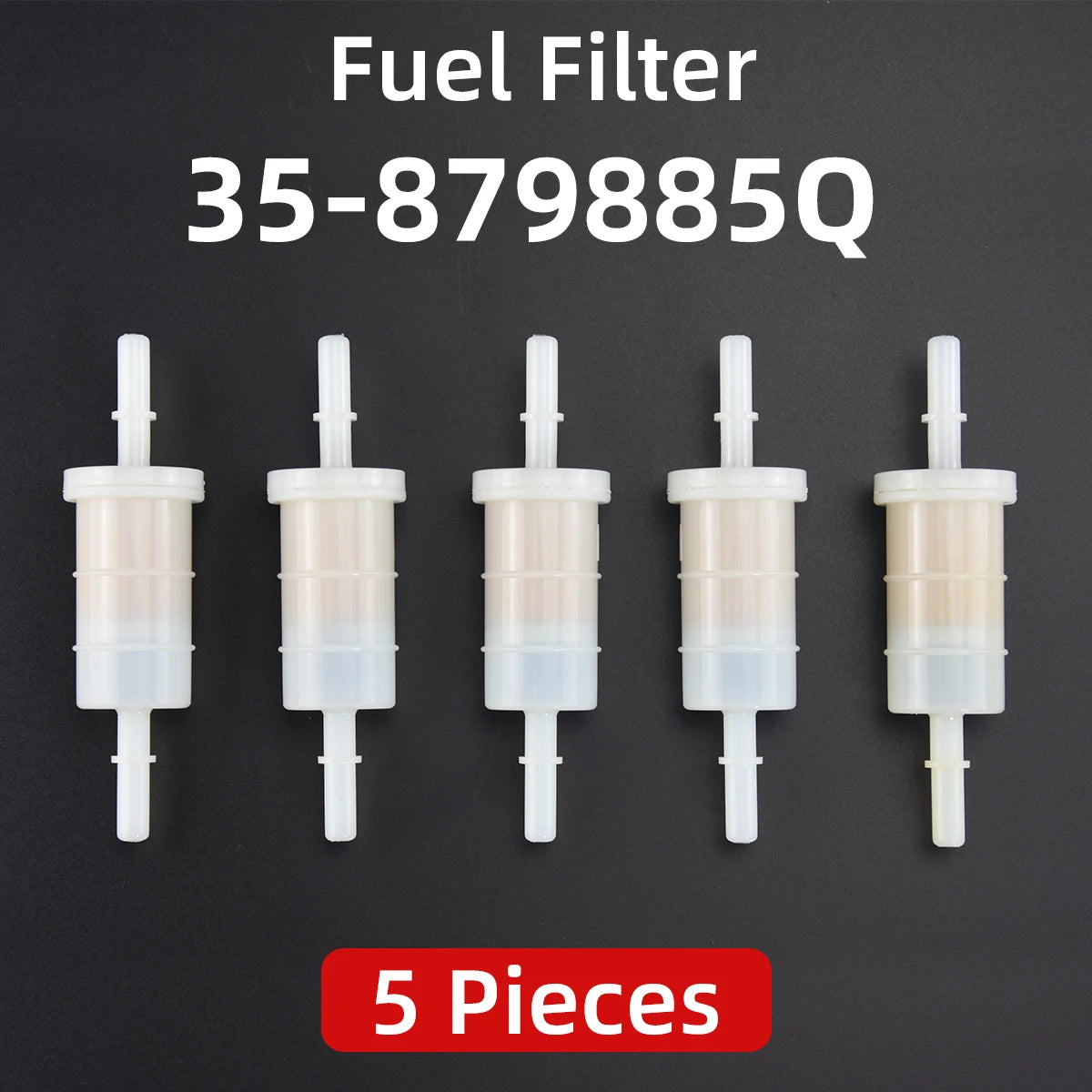8mm 5/16" Fuel Filter For Mercury Marine Outboard Engine Quicksilver 35-879885Q 35-879885T 30-400hp Gas Water Separator