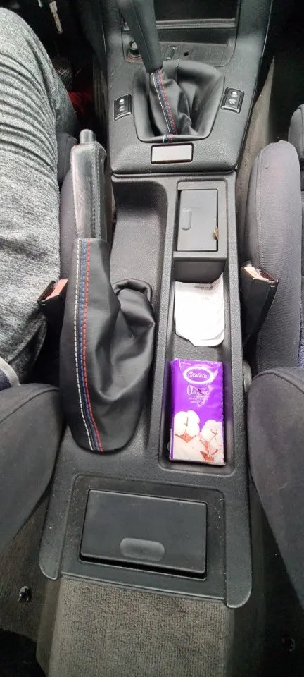 WLR RACING - Shift Gear Stick Manual Handbrake Gaiter Shift Boot Leather Boot Car-Styling For BMW 3 Series E36 E46 M3 Car SBC13