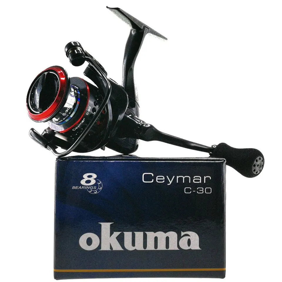 Okuma Ceymar Spinning Reel 7+1BB Max 15KG Power Ultimate Smoothness Fishing reel Corrosion-resistant graphite body Fishing Reels