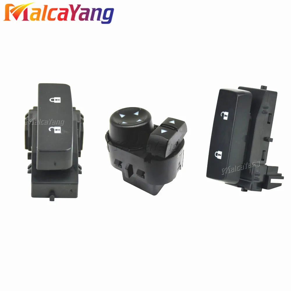 Mirror Control & Door Lock Switch — Chevrolet Silverado & GMC Sierra (2007–2013)