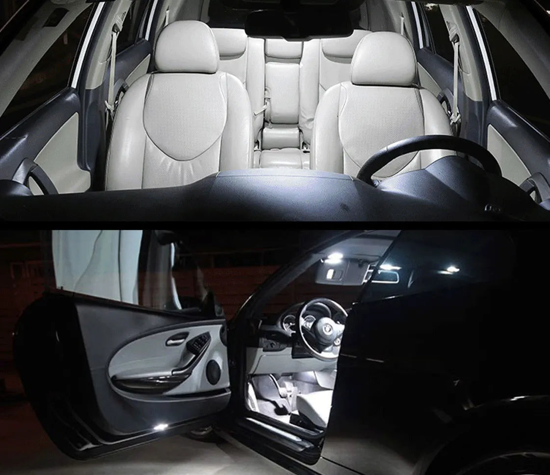 ABRIGHT Car LED Interior Light Canbus For Toyota Land Cruiser 100 Prado 120 150 Highlander CHR RAV4 Prius Avensis Corolla Auris