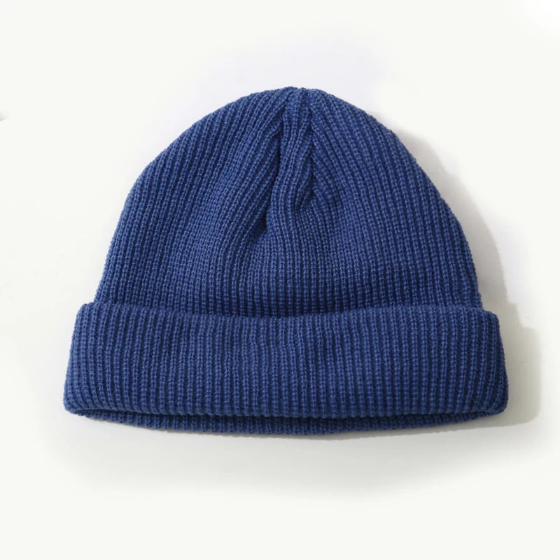 Baggy Docker Knit Beanie - Brimless Cuffed Winter Cap for Men - photo 7