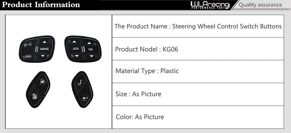 Steering Wheel Radio & Volume Control Switch — Chevrolet Silverado, Avalanche & GMC Yukon / Hummer H2