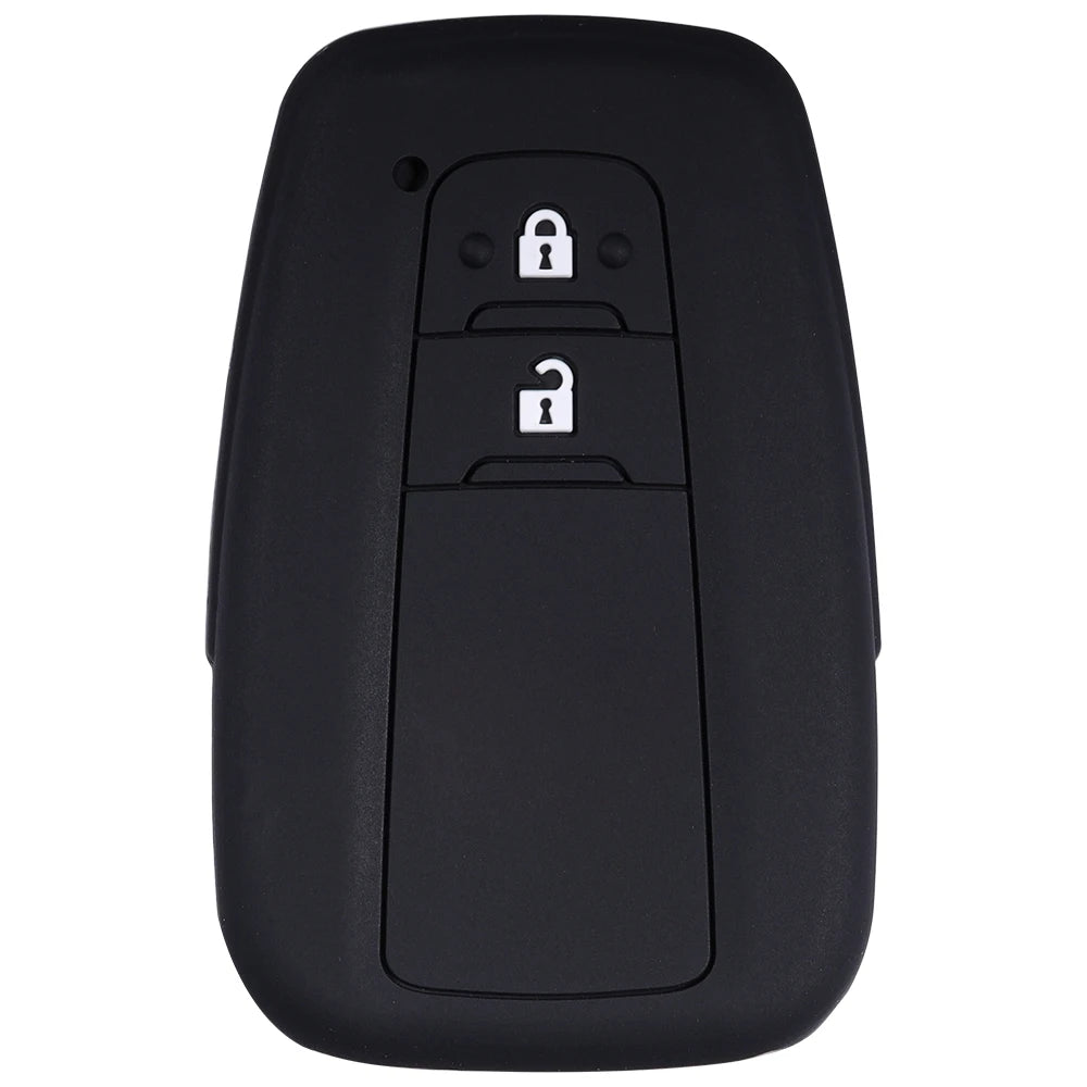 Lcyam Key Fob Cover Case Remote Protector Smooth Silicone Fits for Toyota Rav4 Corolla Camry Hilux Car Accessories Key Cover