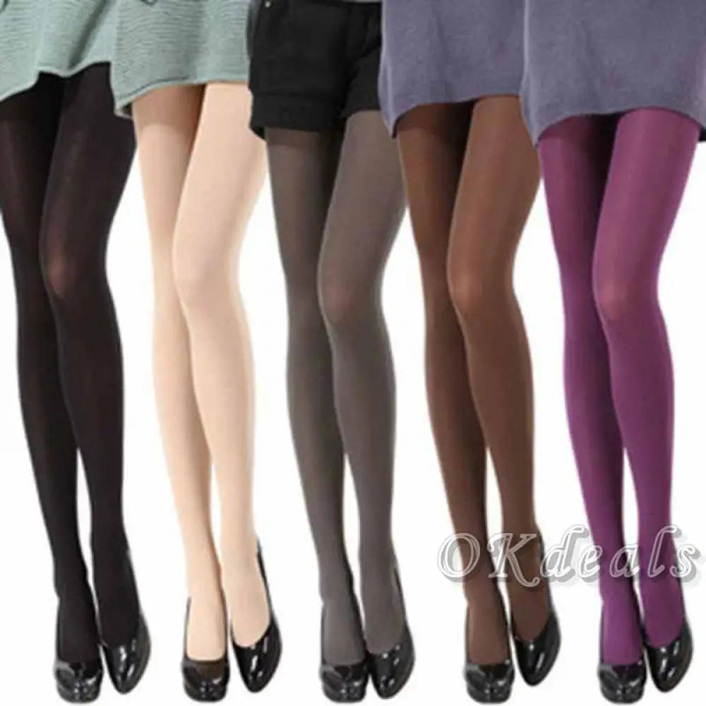 Women's Opaque Tights, 120D Seamless Pantyhose