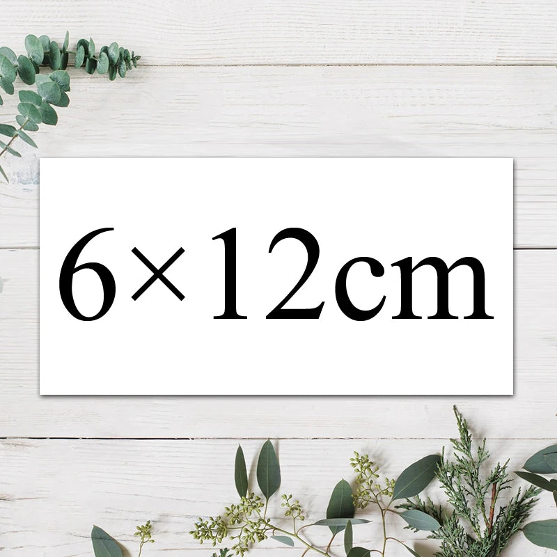 Custom Rectangle Stickers for Weddings, Birthdays, & Events