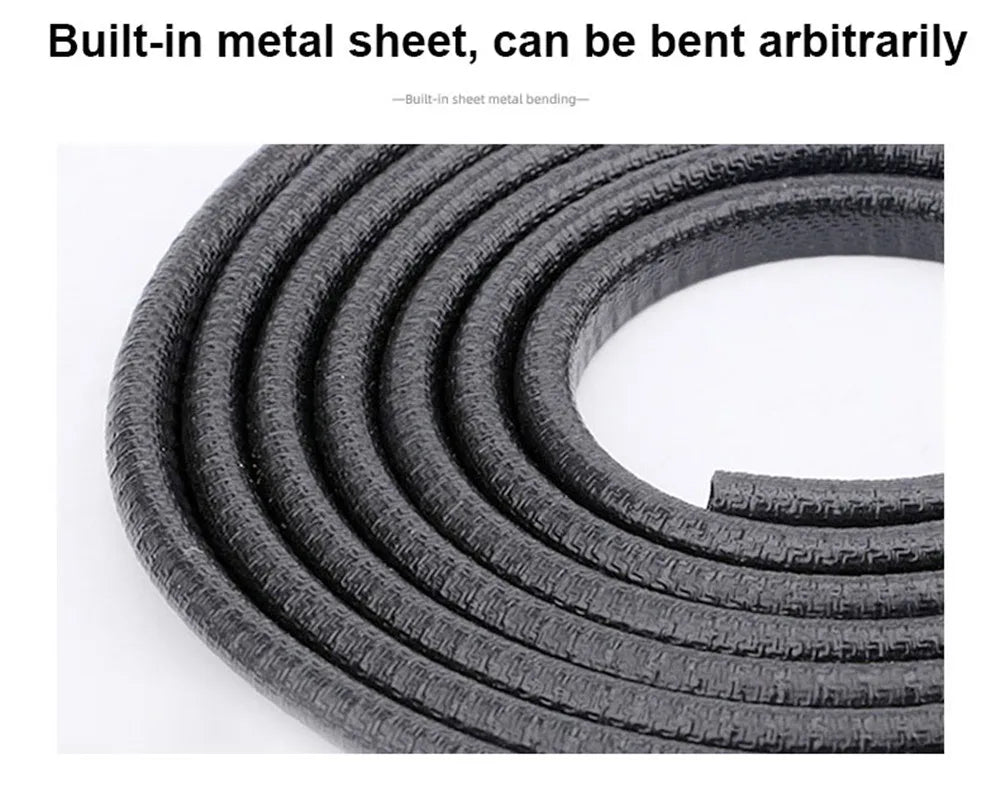 Car Door Protector Edge Scratch Strip Guard Trim Automobile Door Anti Collision Protection Strip Steel Car-styling Accessory