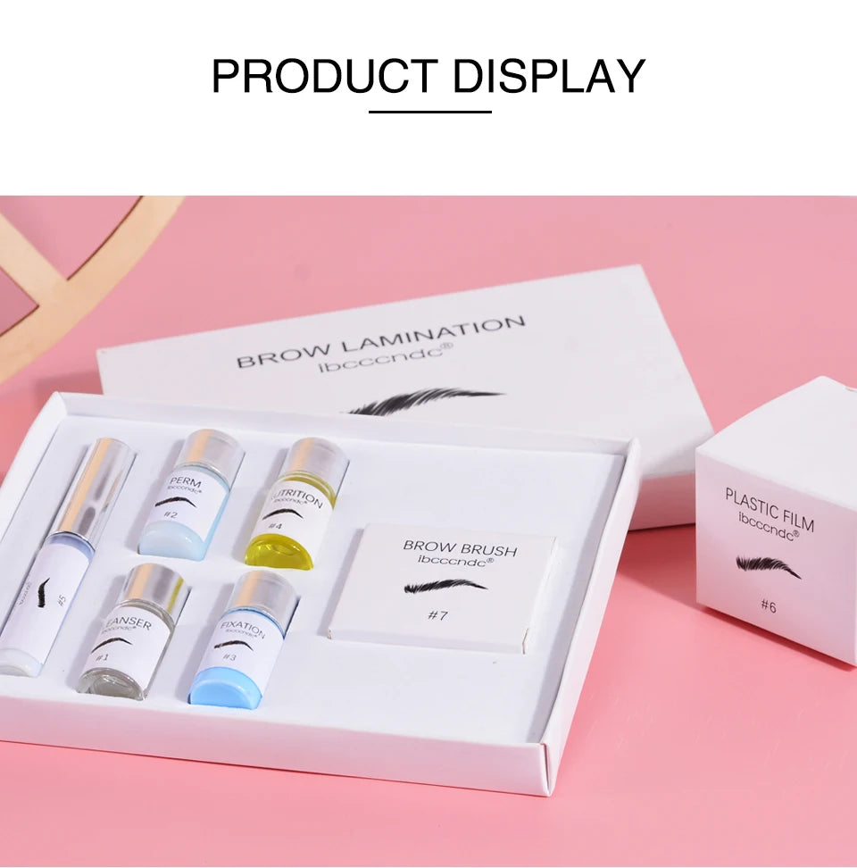Brow Lamination Kit Semi-permanent Brow Lift Extension Kit Brow Lash Lift Brow Lamination Eyelash Lifting Perming Lashes Makeup