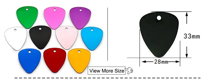 Random Mix 100pcs Aluminum Blank ID Tag Personalized Pet Dog Cat Name Plates Custom Pendant Engravable Ornament Accessories