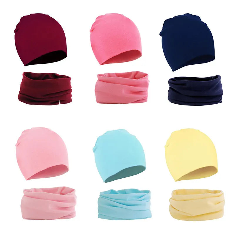 Baby Beanie and Scarf Set - 2-Piece Candy Color Toddler Hat - photo 2