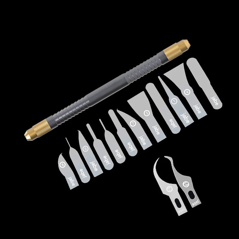 IC Chip Repair Thin Blade Tools Set CPU Edge Removal Tool Remove for Mobile Phone Computer CPU Motherboard Chip Repair