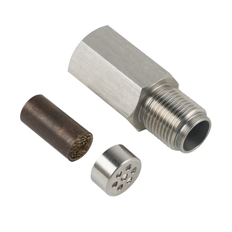 M18*1.5 Mini Catalytic Lambda Oxygen Sensor Spacer SS304 Oxygen Sensor Bung Car Fault Lamp Shield Adapter