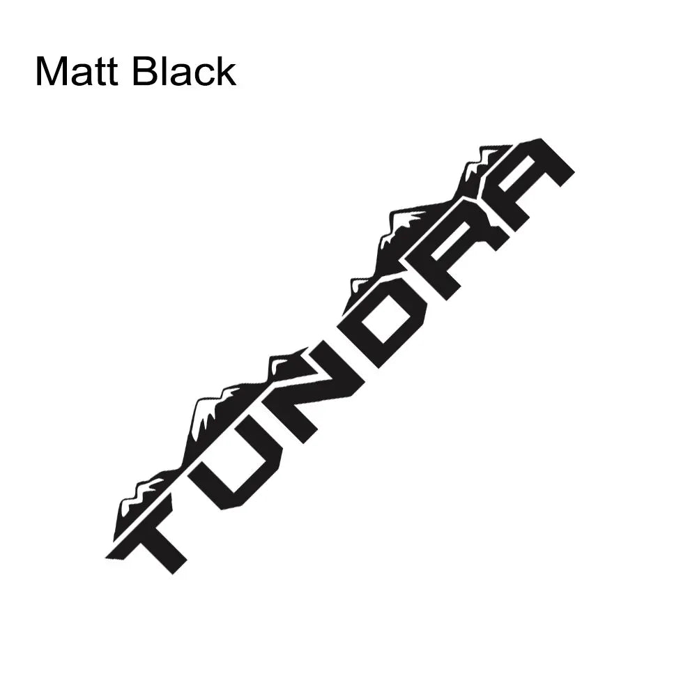 Rear Tailgate Mountain Graphic Vinyl Decal – Compatible with Toyota Tundra Pickup