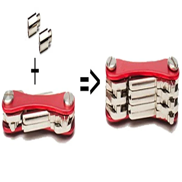 Smart key chain Mini Keychain Compact Key Decorative Holder Clip Home Storage Metal key Clip Aluminum Organizer Keychain Outdoor
