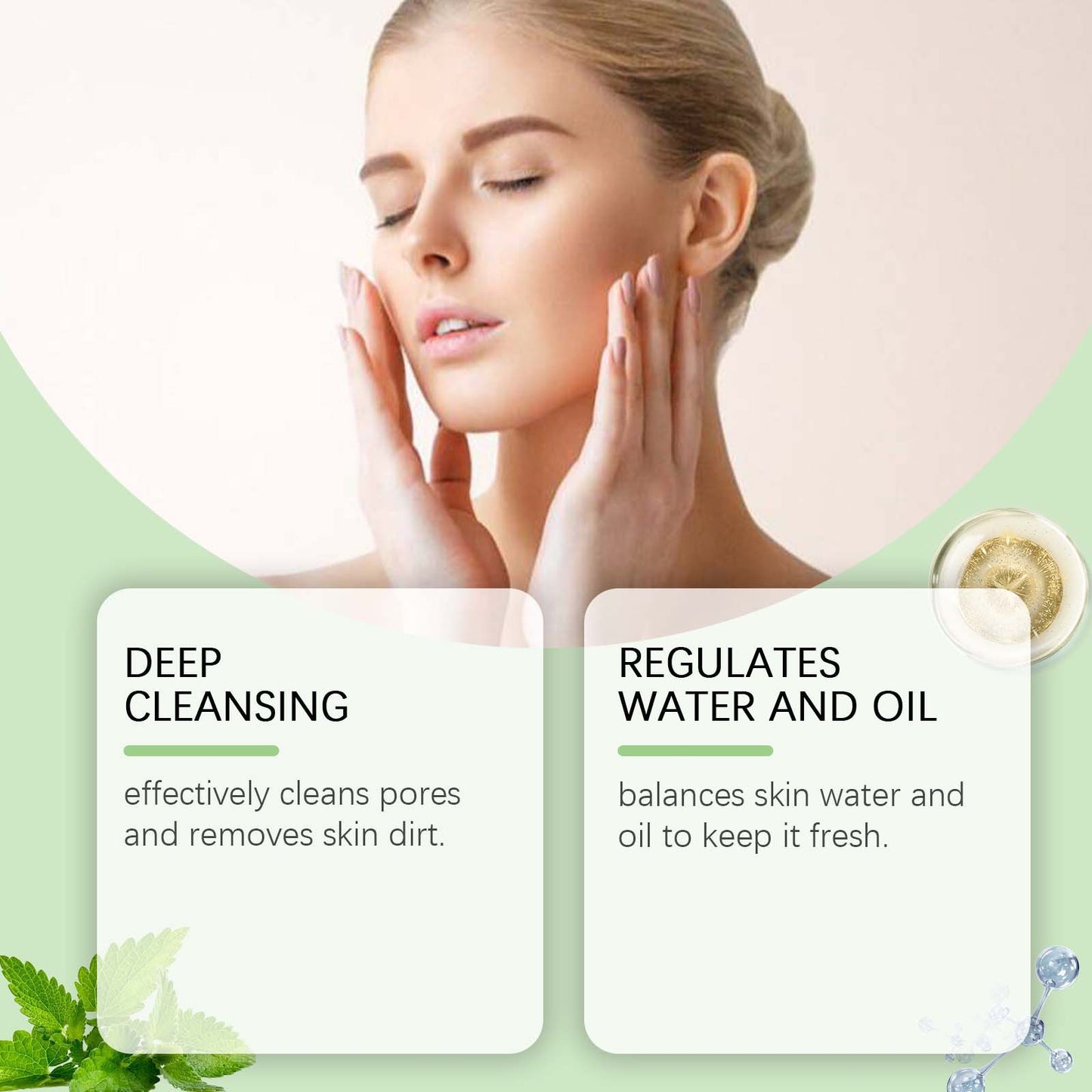 Green Tea Solid Mask Stick Remove Blackhead Shrink Pores Deeply Cleansing Blemish Black Dots Smoothing Moisturizing Facial Mask