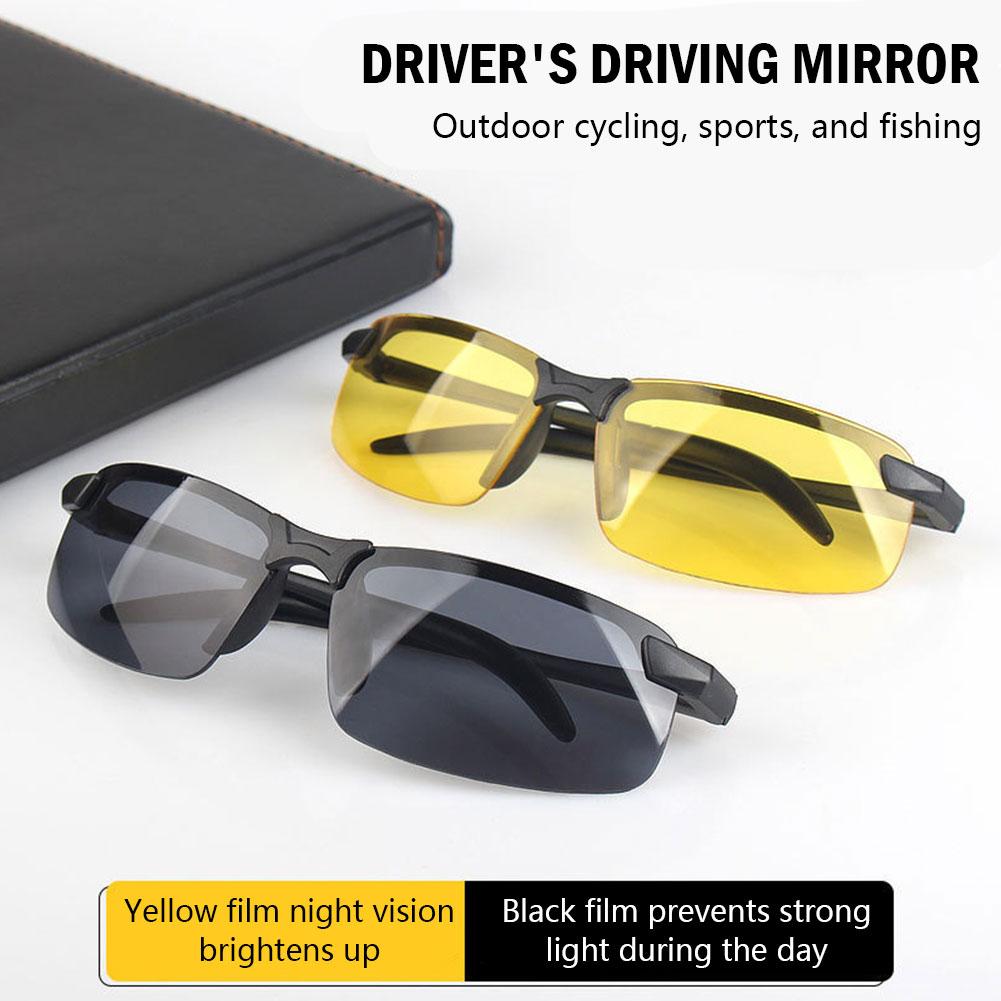 Photochromic Sunglasses Men Polarized Driving Chameleon Glasses Male Change Color Sun Glasses Day Night Vision Driver Eyewear