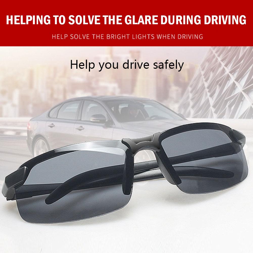 Photochromic Sunglasses Men Polarized Driving Chameleon Glasses Male Change Color Sun Glasses Day Night Vision Driver Eyewear