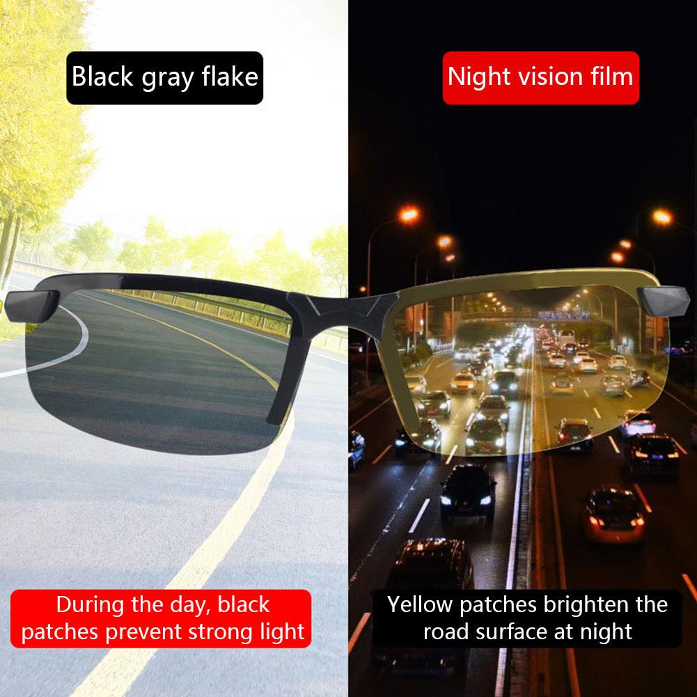 Photochromic Sunglasses Men Polarized Driving Chameleon Glasses Male Change Color Sun Glasses Day Night Vision Driver Eyewear