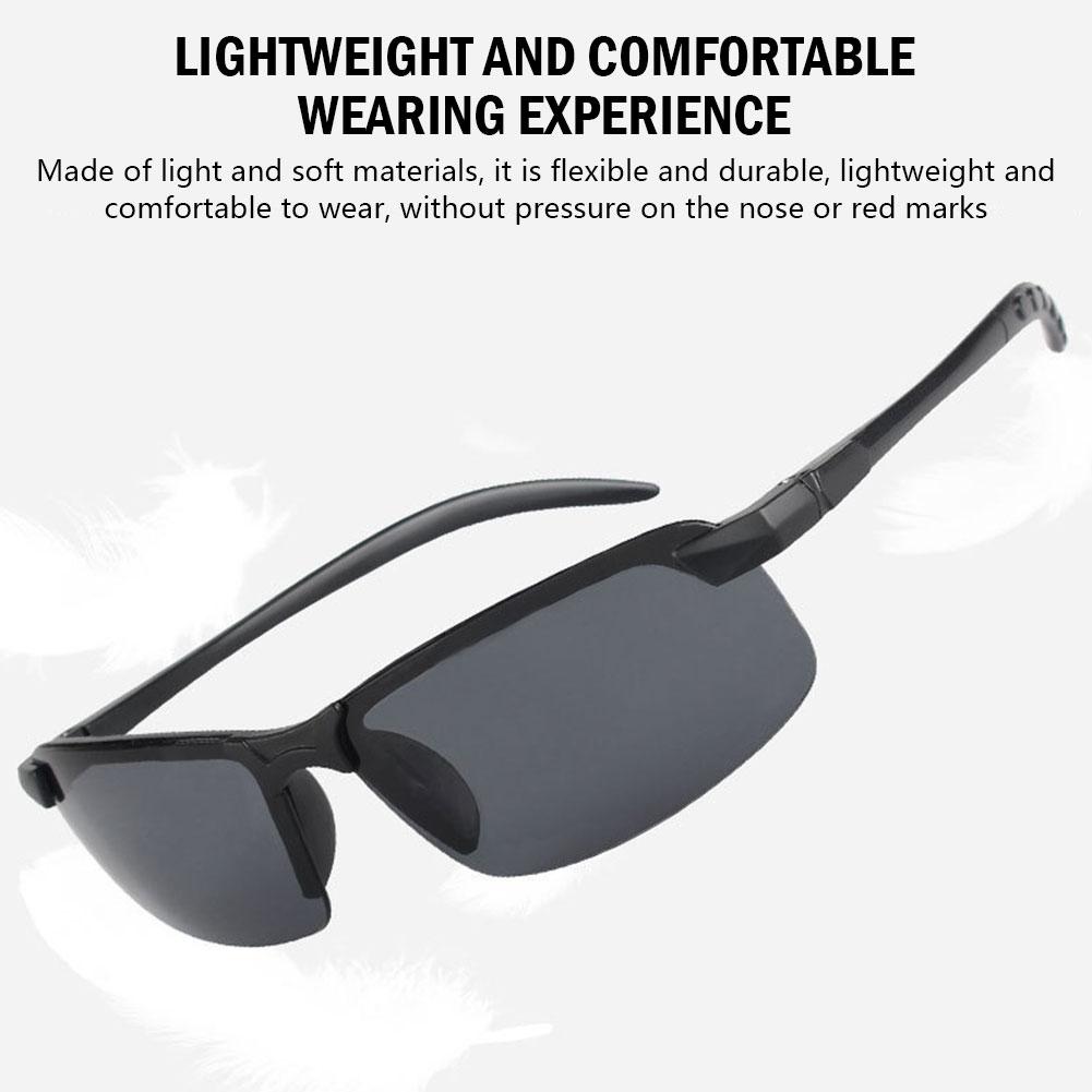 Photochromic Sunglasses Men Polarized Driving Chameleon Glasses Male Change Color Sun Glasses Day Night Vision Driver Eyewear