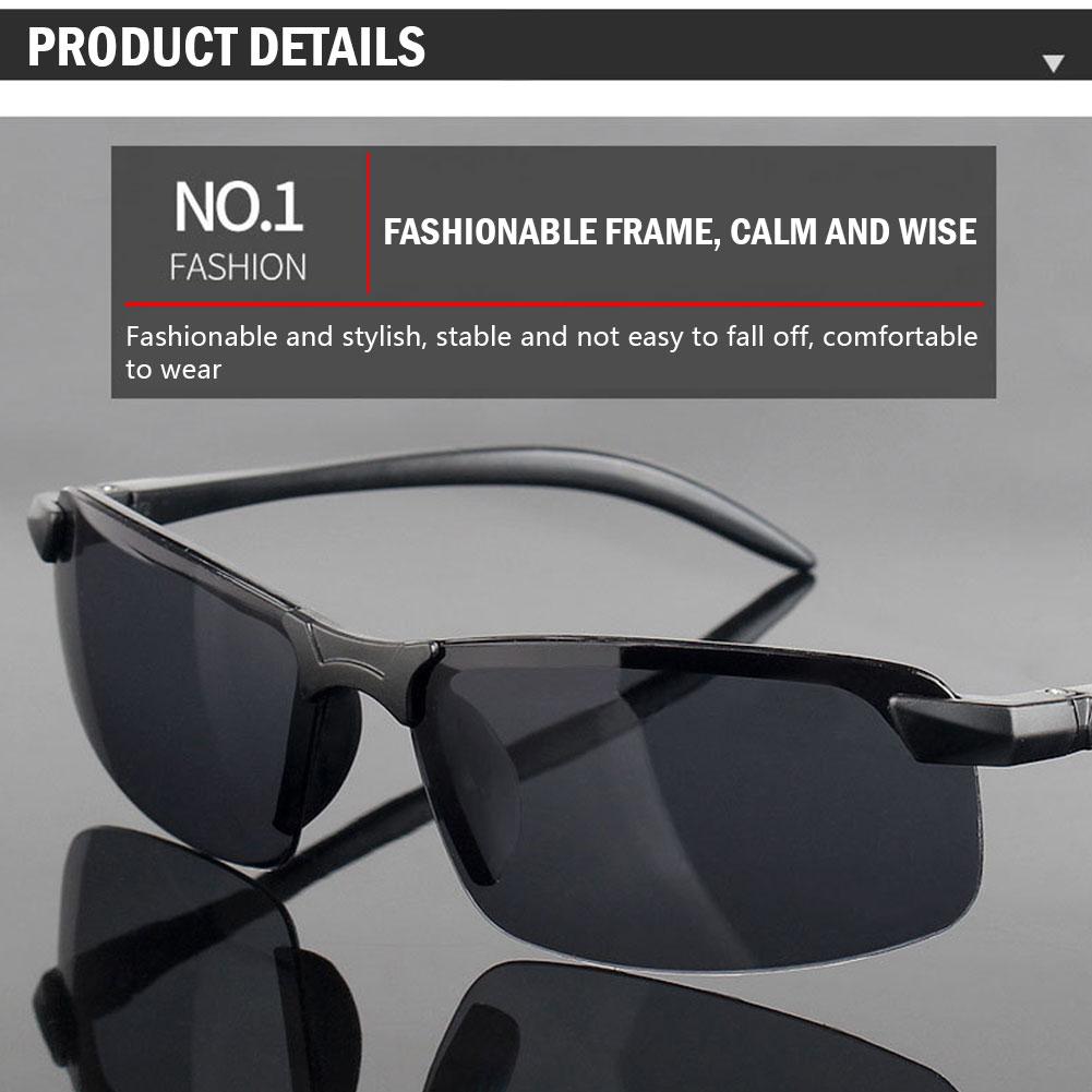 Photochromic Sunglasses Men Polarized Driving Chameleon Glasses Male Change Color Sun Glasses Day Night Vision Driver Eyewear
