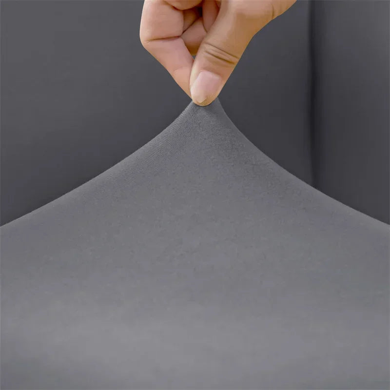 1PC Stretch Club Chair Cover Water Repellent Solid Color Arc Sofa Covers Single Removable Seat Slipcover Hotel Bar Counter Decor