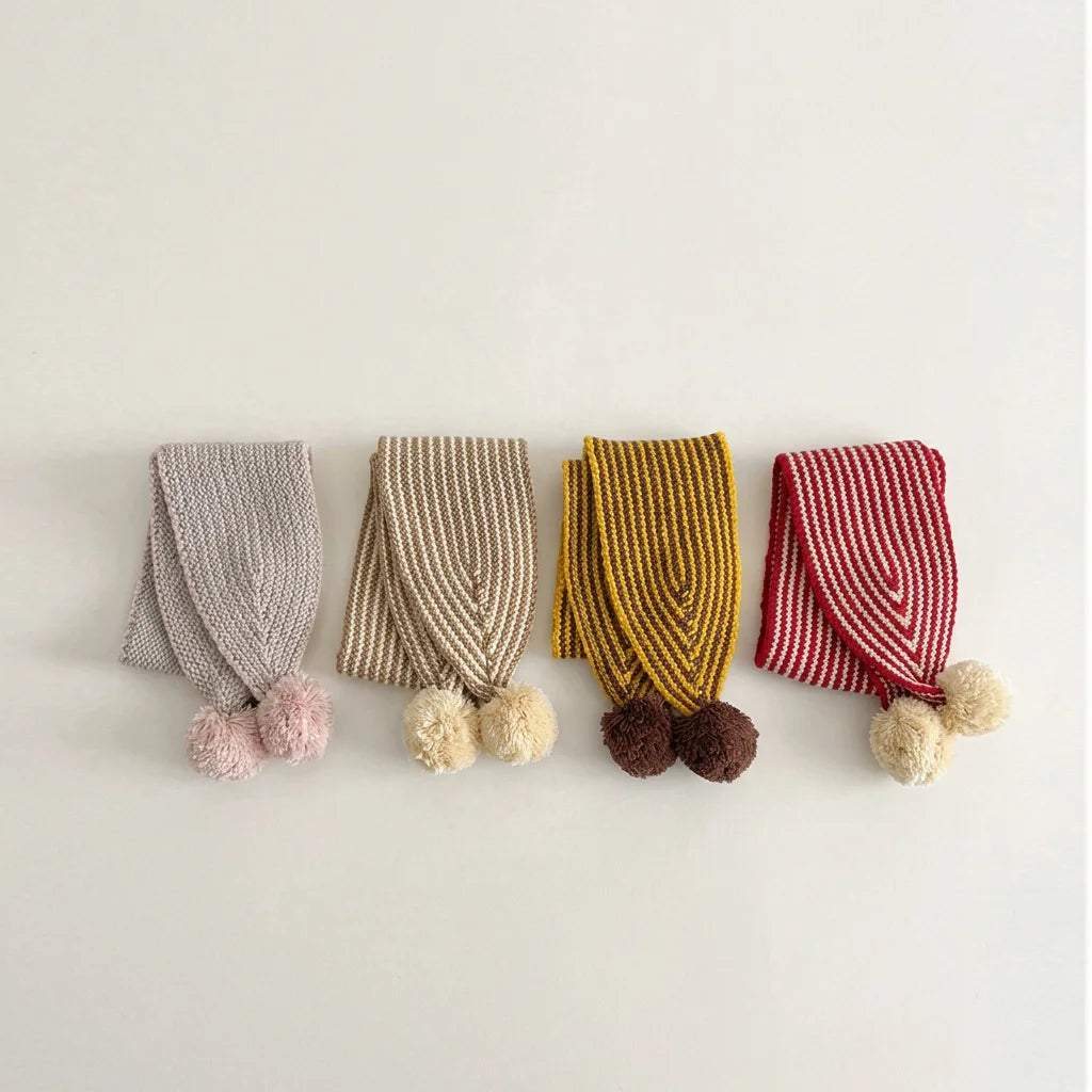 Kids Knit Hat and Scarf Set - Winter Neck Warmer Set 2-6T - photo 3