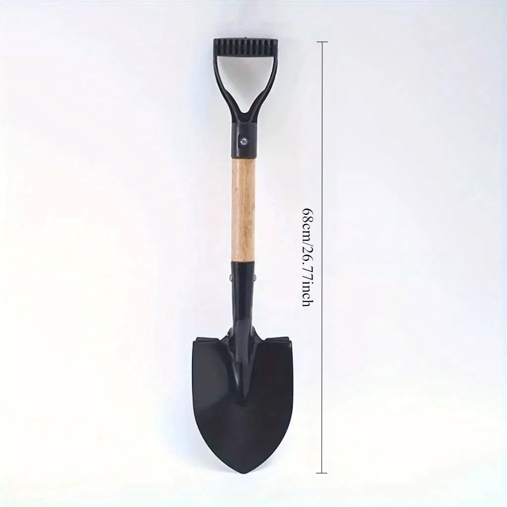 Manganese Steel Digging Shovel — Rustproof Garden Scoop for Camping & Beach