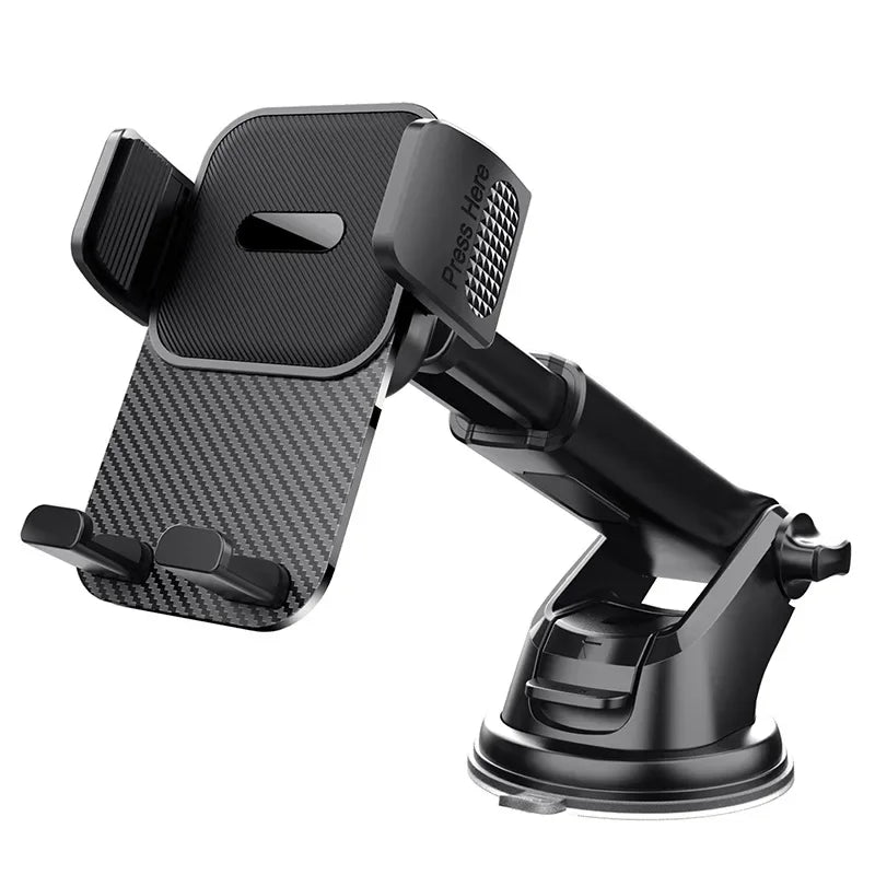 Car Cell Phone Holder Cellphone Mount for Dashboard Windshield Auto Dash Mobile iPhone Stand Support Clip Fit 4.7-7" Smartphone