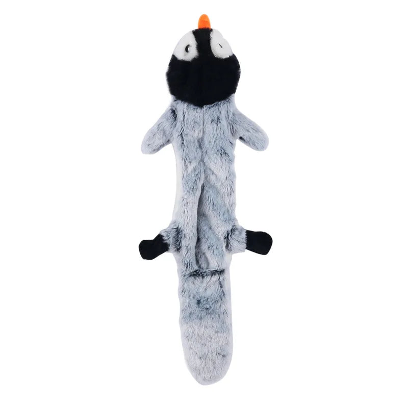Plush Animal Squeaky Dog Toys - Tiger, Penguin, Fox & More - photo 17
