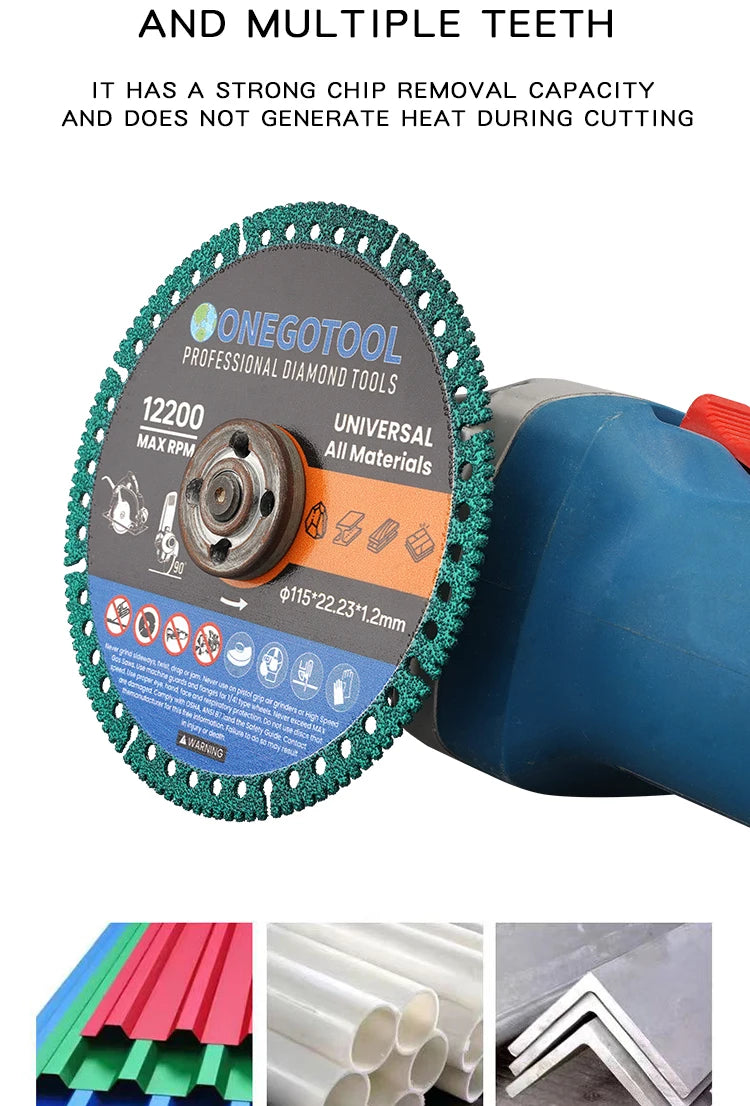Composite Multifunctional Cutting Saw Blade 110/125mm Ultra-thin Saw Blade Ceramic Tile Glass Cutting Disc For Angle Grinder