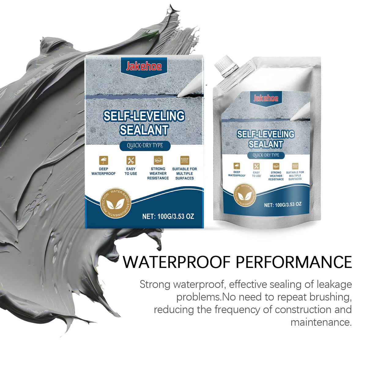 Concrete Crack Filler & Roof Waterproof Leak Repair Sealant