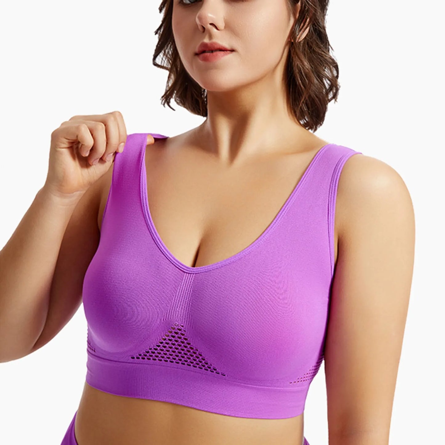 MMAlto Women's Shockproof Sports Bra – High Support Running Yoga Fitness Vest | S-XXXXXL